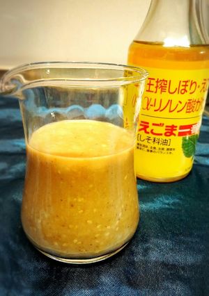 えごま油使用＊ごまドレッシング-レシピのメイン写真