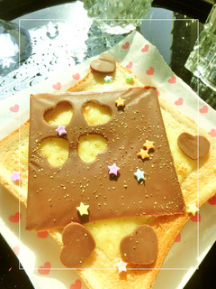 山椒香る❀生チョコチーズトースト-レシピのメイン写真