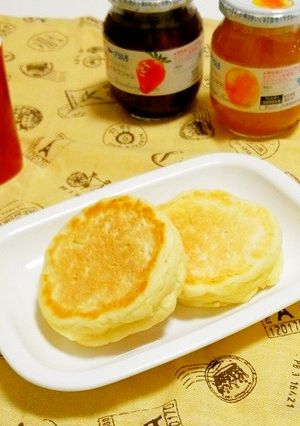 豆腐でもちもち✾クランペット風-レシピのメイン写真