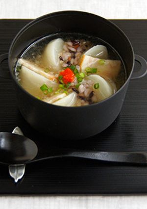 蕪と十穀米のスープ-レシピのメイン写真