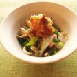 舞茸と長ネギのゆずおろし醤油あえ