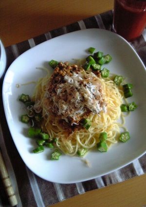 健康第一♪ねばねばパスタ-レシピのメイン写真