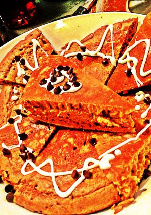 簡単!!ふわふわチョコホットケーキ-レシピのメイン写真