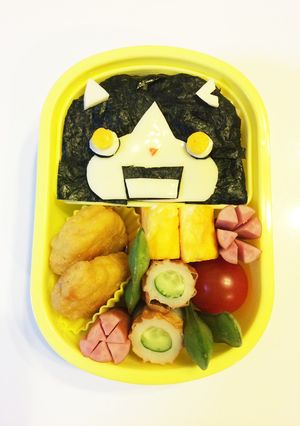 妖怪ウォッチ 海苔弁ロボニャン-レシピのメイン写真