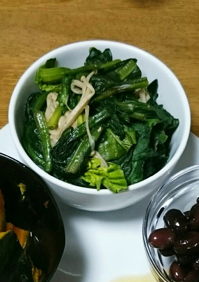 簡単☆ほうれん草とえのき茸のおひたし-レシピのメイン写真