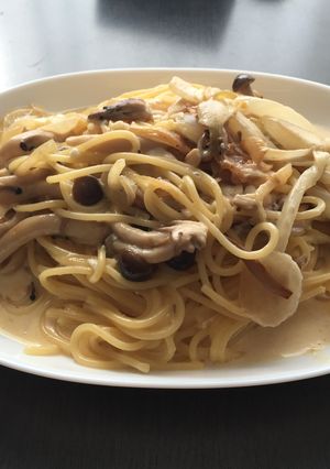 カルボナーラ風クリームパスタ-レシピのメイン写真