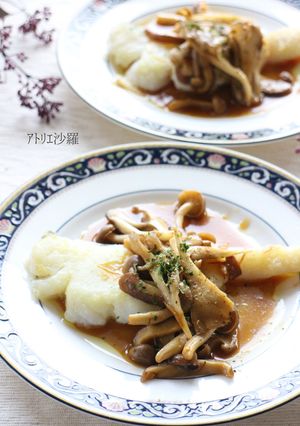 15分完成♬鱈のソテー✿きのこ醤油ソース-レシピのメイン写真