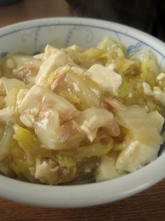 豆腐の白菜ツナ煮-レシピのメイン写真