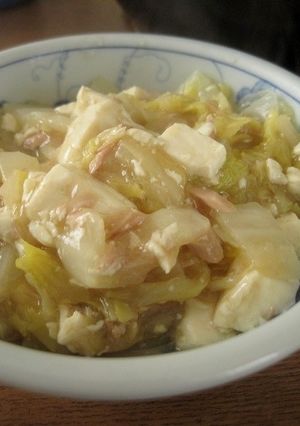 豆腐の白菜ツナ煮-レシピのメイン写真