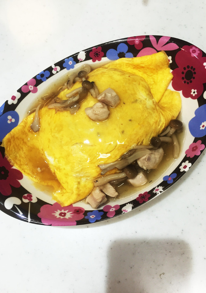【簡単】梅風味の和風あんかけオムライス-レシピのメイン写真