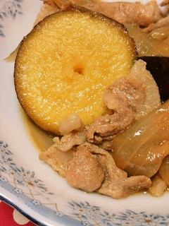 豚肉と玉ねぎとさつまいものホクホク煮♪-レシピのメイン写真