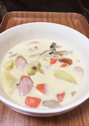 ほっこり♡根菜の豆乳椀-レシピのメイン写真
