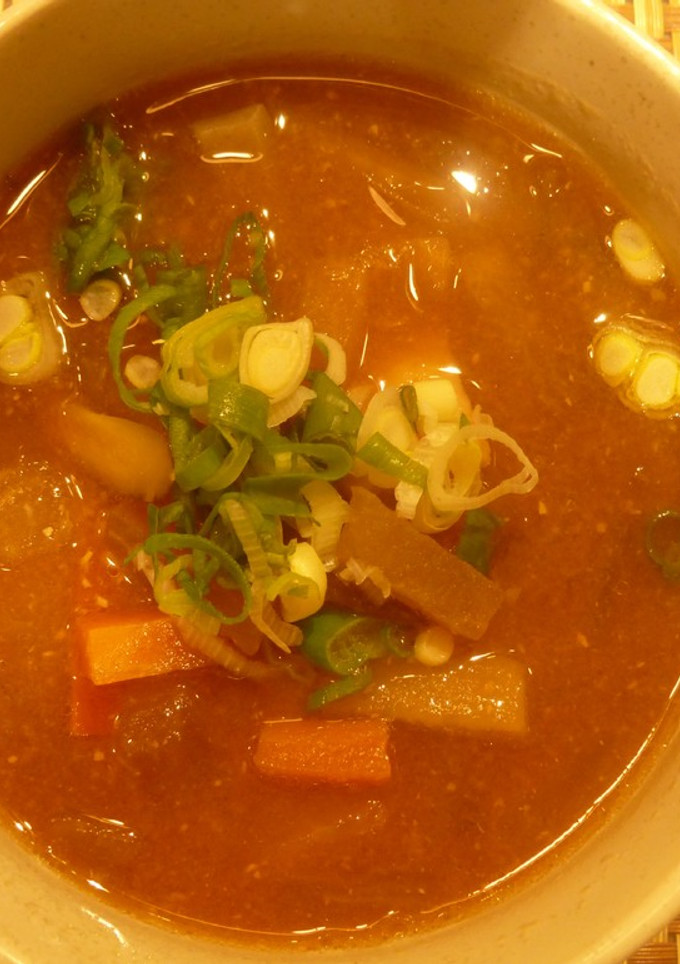 季節の野菜のぼたん汁-レシピのメイン写真