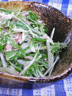 水菜のシャキシャキ♪サラダ-レシピのメイン写真