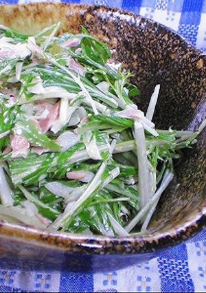 水菜のｼｬｷｼｬｷ♪サラダ-レシピのメイン写真