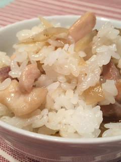 ☆簡単!おこわみたい!鳥ごぼう混ぜご飯☆-レシピのメイン写真