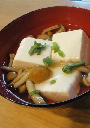 とうふとなめこのダシ炊き-レシピのメイン写真