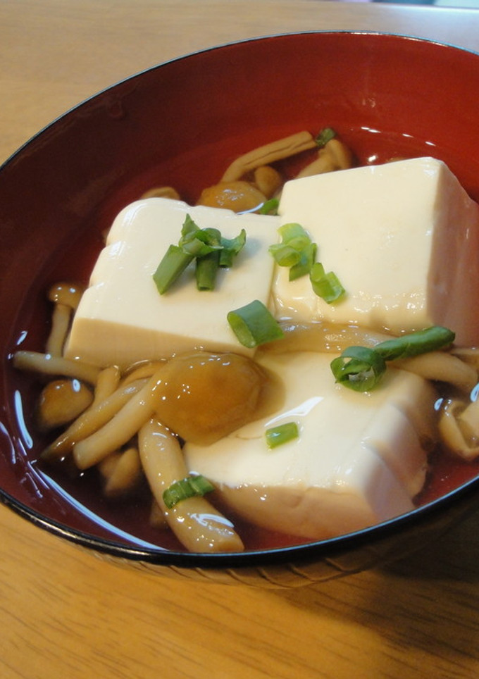 とうふとなめこのダシ炊き-レシピのメイン写真