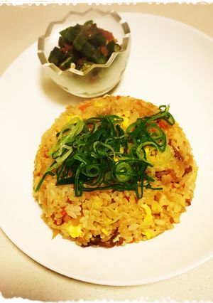 昨日の焼肉の残りで...☆-レシピのメイン写真