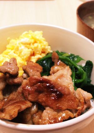三色丼-レシピのメイン写真