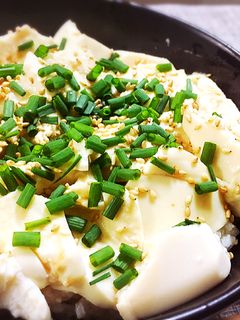 3分で簡単ズボラ飯!我が家の豆腐丼♪-レシピのメイン写真