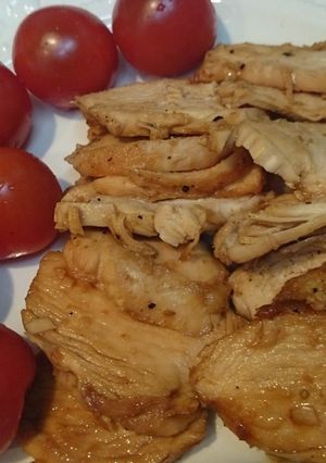 フライパンで作る、鳥胸肉で簡単照り焼き♪-レシピのメイン写真
