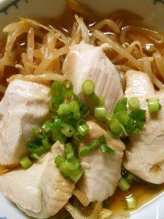 簡単!鶏むね肉と もやしのレンジ蒸し!!-レシピのメイン写真