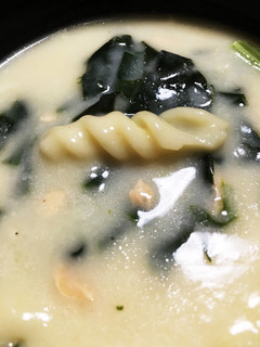 クリームスープ ほうれん草サーモン-レシピのメイン写真