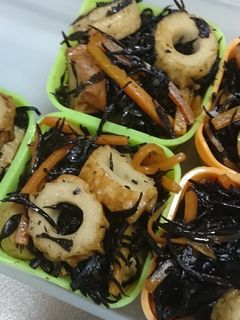 ひじきとちくわの炒め煮-レシピのメイン写真