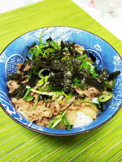 アレンジ牛丼-レシピのメイン写真