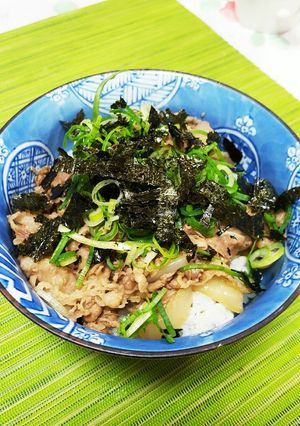 アレンジ牛丼-レシピのメイン写真