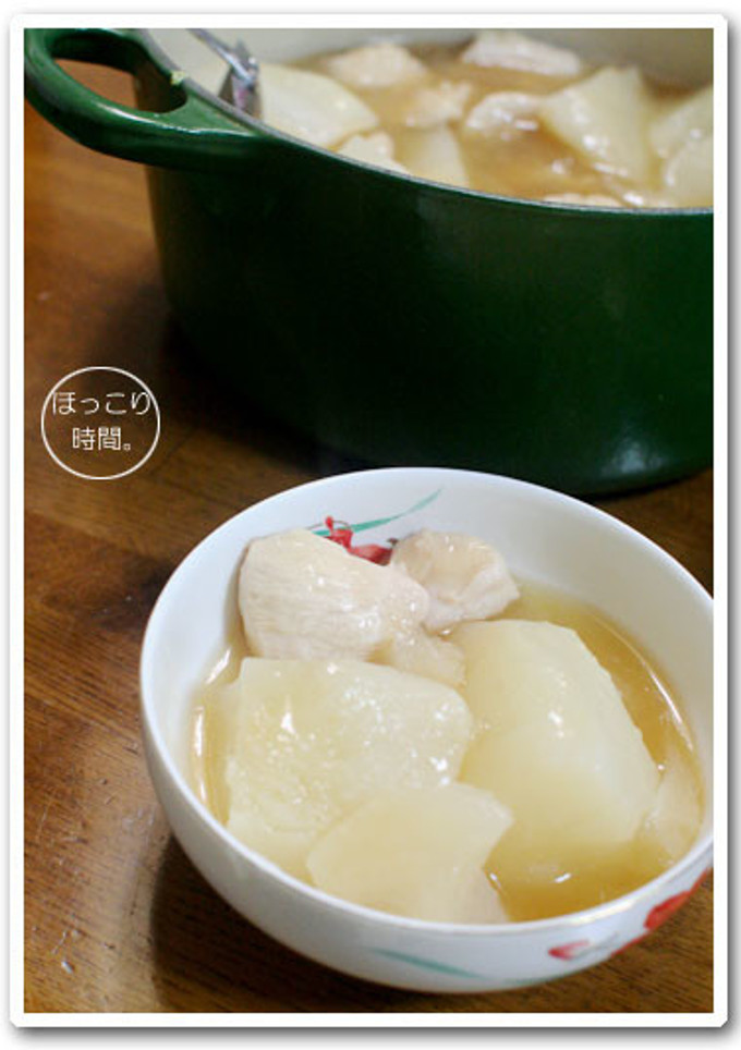 聖護院大根と鶏むね肉のとろり煮-レシピのメイン写真