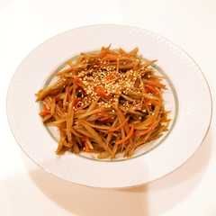 รูปของ やわらかくて食べやすいきんぴらごぼう☆