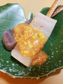 大根とこんにゃくのネギ味噌田楽-レシピのメイン写真