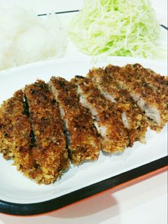 揚げない!ヘルシー!オーブンで豚カツ!-レシピのメイン写真