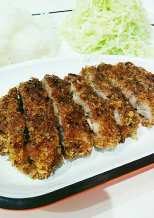 揚げない！ヘルシー！オーブンで豚カツ！-レシピのメイン写真