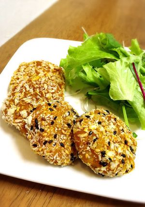 カボチャの焼きコロッケ-レシピのメイン写真