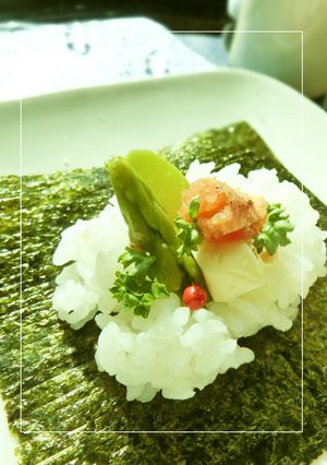 炙りたらこ×アスパラ×チーズ手まきごはん-レシピのメイン写真