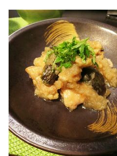 鶏もも肉と茄子のみぞれ煮-レシピのメイン写真