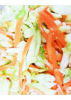 簡単 にんじんとキャベツのサラダ大量消費-レシピのメイン写真