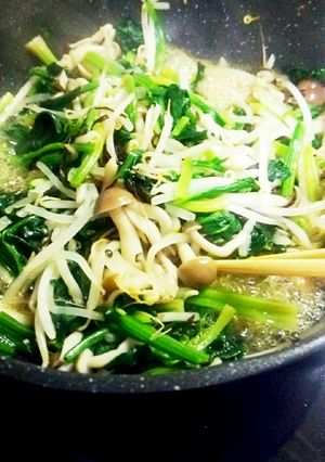 ほうれん草の塩昆布DEナムル風-レシピのメイン写真