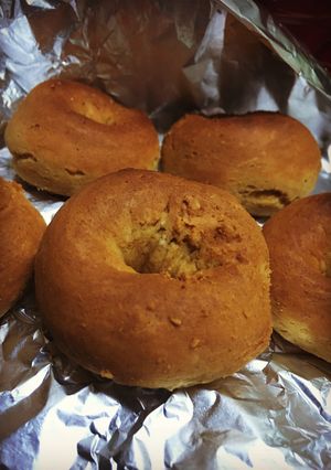 おから＆きな粉の焼きドーナツ-レシピのメイン写真