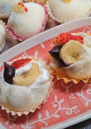 riikﾝ宅のヘルシーフルーツ大福♪-レシピのメイン写真