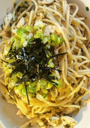 和風高菜パスタ-レシピのメイン写真
