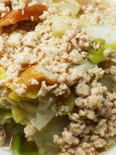 大根と白菜のそぼろあんかけ-レシピのメイン写真