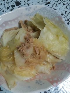簡単!ツナとキャベツの煮物-レシピのメイン写真