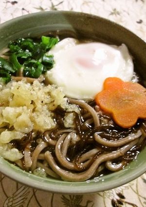 温まる～もずく入りあんかけ蕎麦-レシピのメイン写真