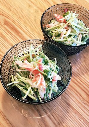 余ったら！？三つ葉とカニカマのサラダ！！-レシピのメイン写真