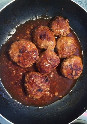 煮込みハンバーグ-レシピのメイン写真
