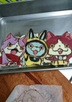 チョコプレート♪妖怪ウォッチ-レシピのメイン写真